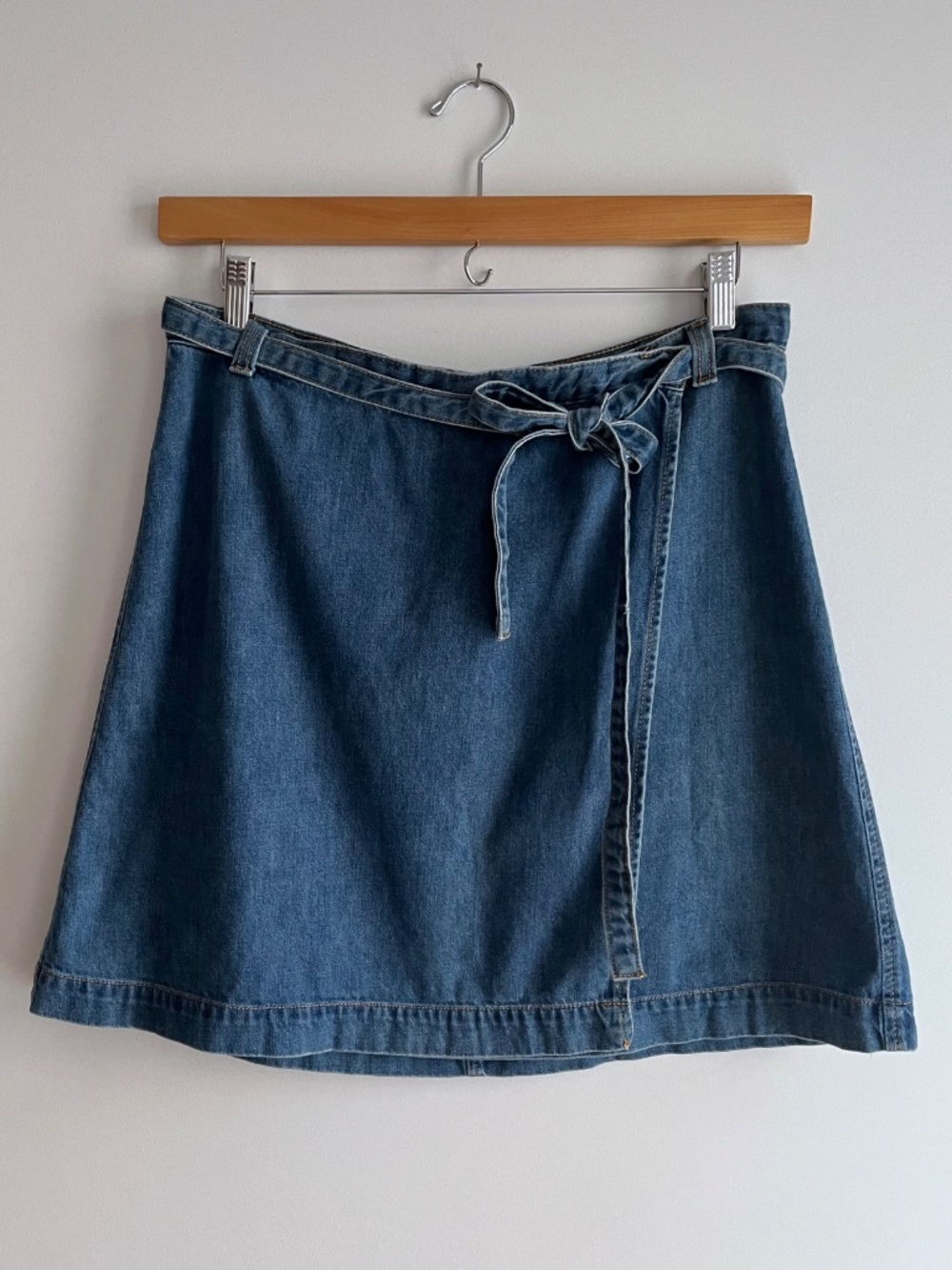 Soft denim wrap skirt - Gap - Size 12/32